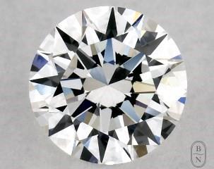 This 0.35 carat  round diamond E color vvs2 clarity has Excellent proportions and a diamond grading report from GIA