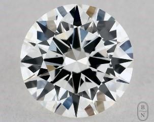 This 0.43 carat  round diamond G color vvs2 clarity has Excellent proportions and a diamond grading report from GIA