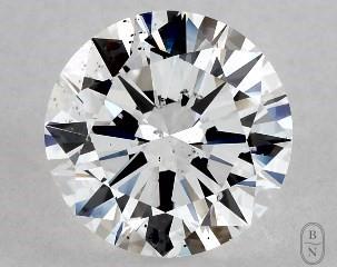 This 1 carat  round diamond E color si1 clarity has Very Good proportions and a diamond grading report from GIA