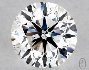 This 1 carat  round diamond F color si1 clarity has Very Good proportions and a diamond grading report from GIA