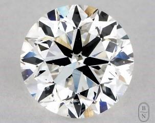 This 1 carat  round diamond G color si1 clarity has Very Good proportions and a diamond grading report from GIA