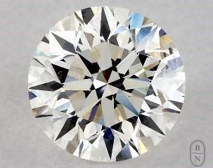 This 1 carat  round diamond G color si1 clarity has Excellent proportions and a diamond grading report from GIA