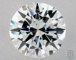 This 1 carat  round diamond H color si1 clarity has Excellent proportions and a diamond grading report from GIA