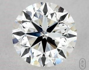 This 1.01 carat  round diamond G color si1 clarity has Very Good proportions and a diamond grading report from GIA