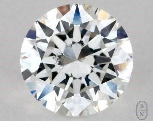 This 1.01 carat  round diamond G color si1 clarity has Excellent proportions and a diamond grading report from GIA