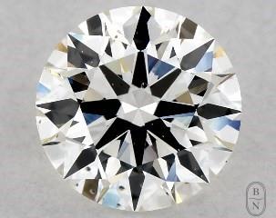 This 1.02 carat  round diamond G color si1 clarity has Excellent proportions and a diamond grading report from GIA