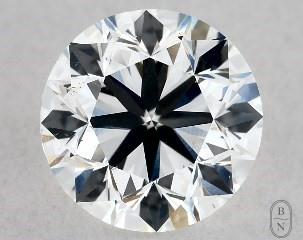 This 1.02 carat  round diamond F color si1 clarity has Very Good proportions and a diamond grading report from GIA